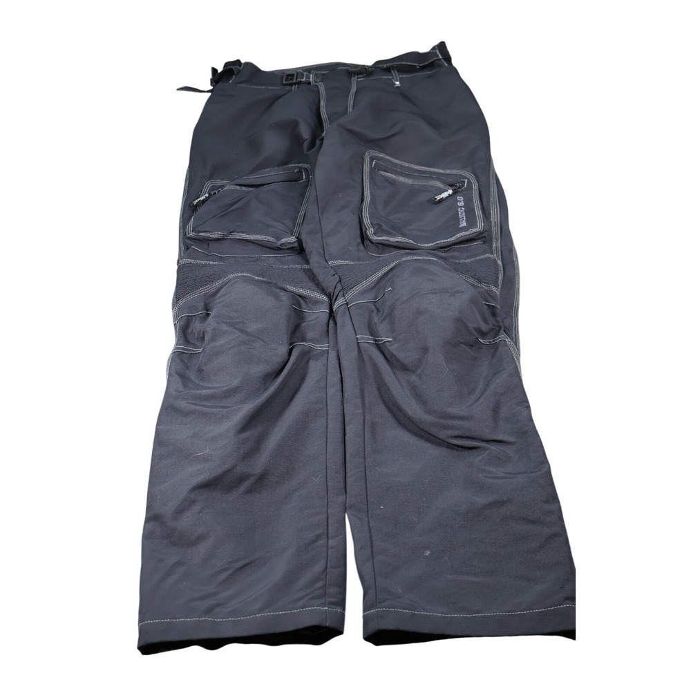 Joe Rocket Snow Pants Mens 33x31 Black Relaxed Fit Ballistic 5.0 Insulated Cargo